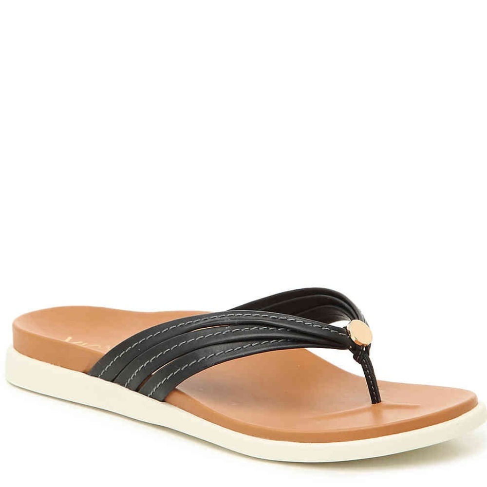 Vionic Catalina leather flip flops